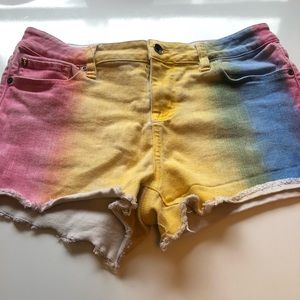 Hot Topic BlackHeart Multicolor Shorts